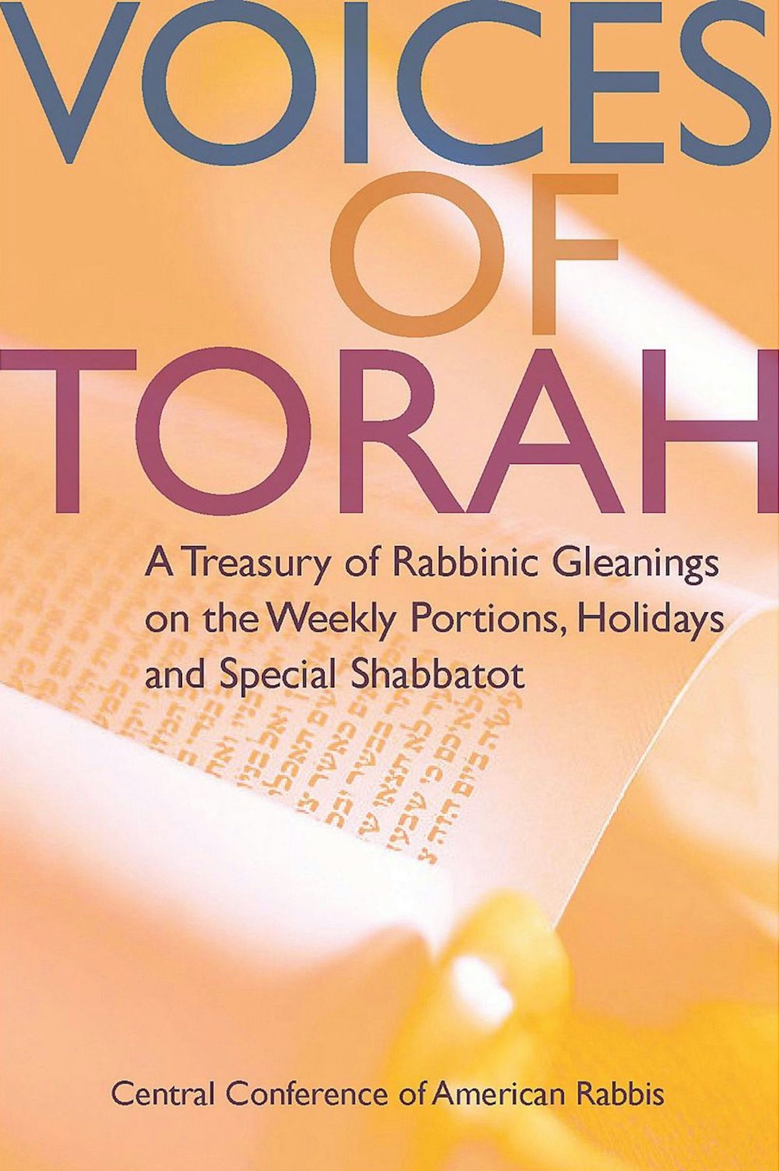 Cover of 'Voices of Torah, Vol. 1' by Rabbi Hara  E. Person 