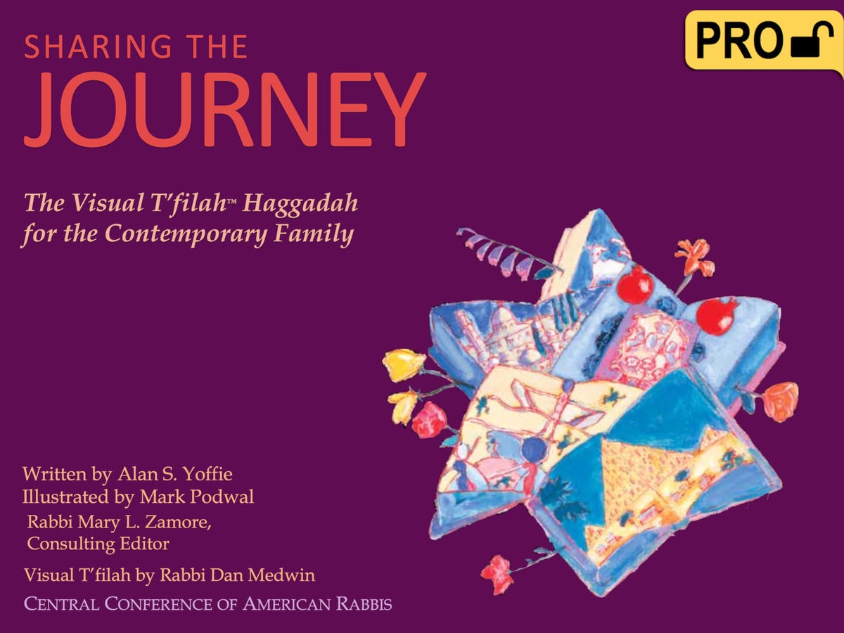 Cover of 'Sharing the Journey - Visual Tfilah (Pro)' by Alan S. Yoffie and Rabbi Mary L. Zamore 