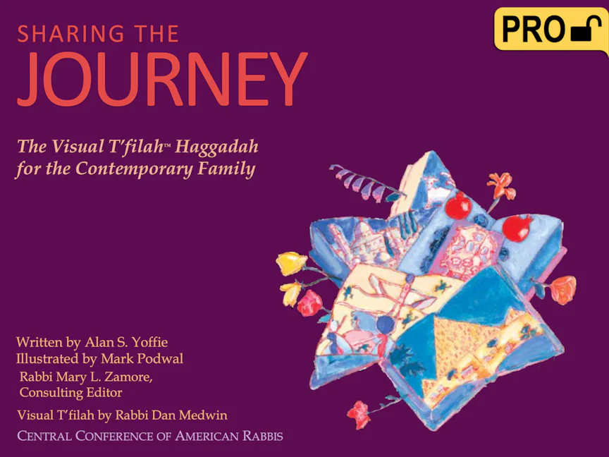 Cover of 'Sharing the Journey - Visual Tfilah (Pro)' by Alan  S. Yoffie and Rabbi Mary L. Zamore 
