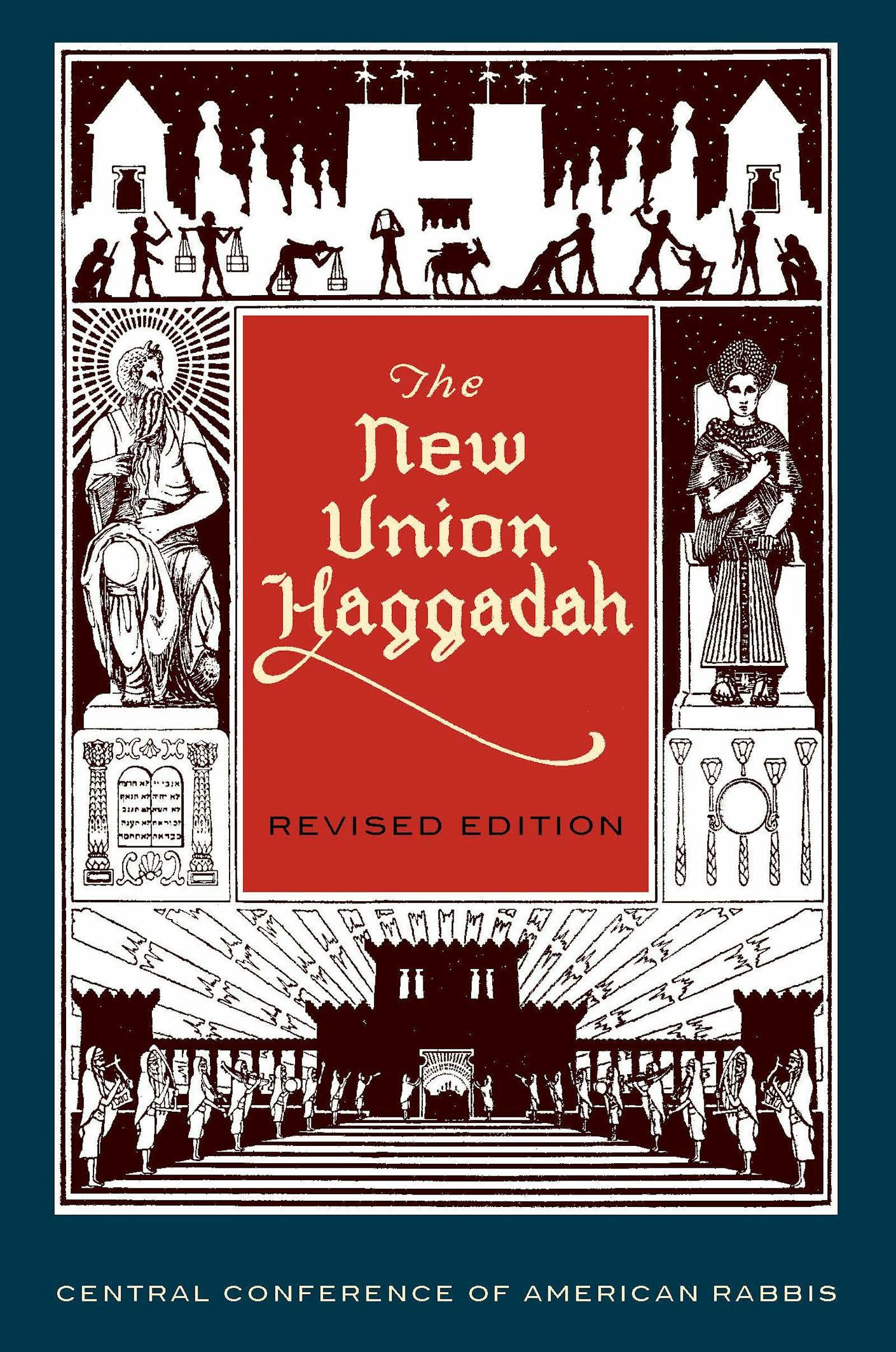 Cover of 'The New Union Haggadah, Revised Edition, Large Print' 