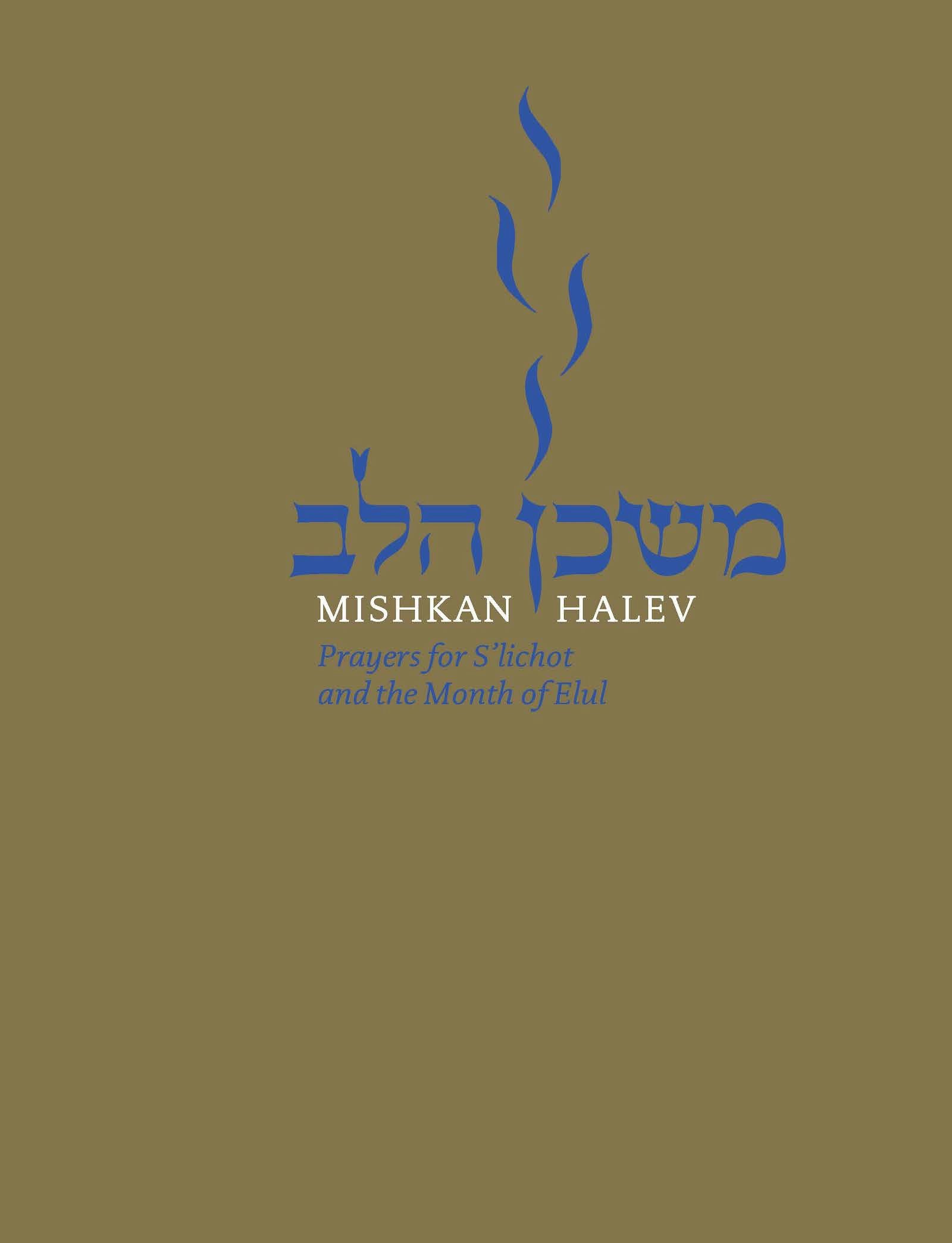 Cover of 'Mishkan HaLev, Large Print' by Rabbi Janet  Marder and Rabbi Sheldon Marder 