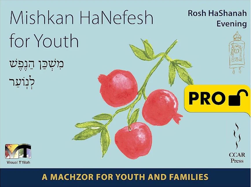 Cover of 'Mishkan HaNefesh for Youth  Visual Tfilah - Rosh HaShanah - Evening - Pro' by Rabbi Melissa Buyer-Witman and Mark  Podwal 