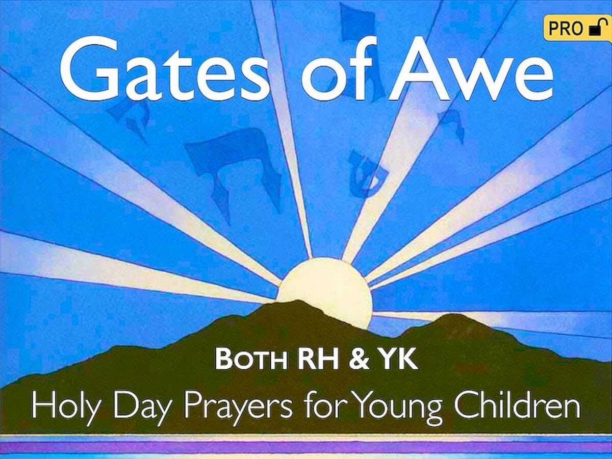 Cover of 'Gates of Awe - Visual Tfilah (Rosh HaShanah + Yom Kippur) Pro' by Howard Bogot, Robert Orkand, Joyce Orkand and Neil Waldman 