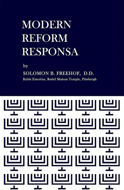 Cover of 'Modern Reform Responsa - PDF Electronic Version' by Solomon B. Freehof 