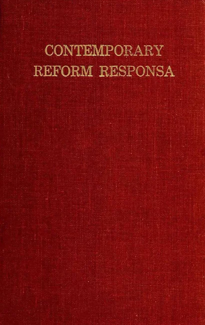 Cover of 'Contemporary Reform Responsa - PDF Electronic Version' by Solomon B. Freehof 