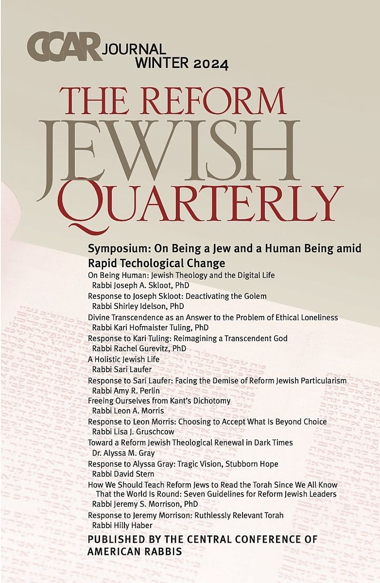 Cover of 'CCAR Journal - Winter 2024' by Rabbi Edwin C. Goldberg 