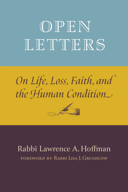 Cover of 'Open Letters' by Rabbi Lawrence  A. Hoffman 