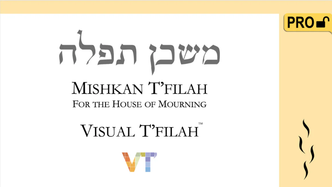 Cover of 'Mishkan Tfilah for the House of Mourning - Visual Tfilah - Pro' by Rabbi Elaine S. Zecher and Rabbi Hara  E. Person 