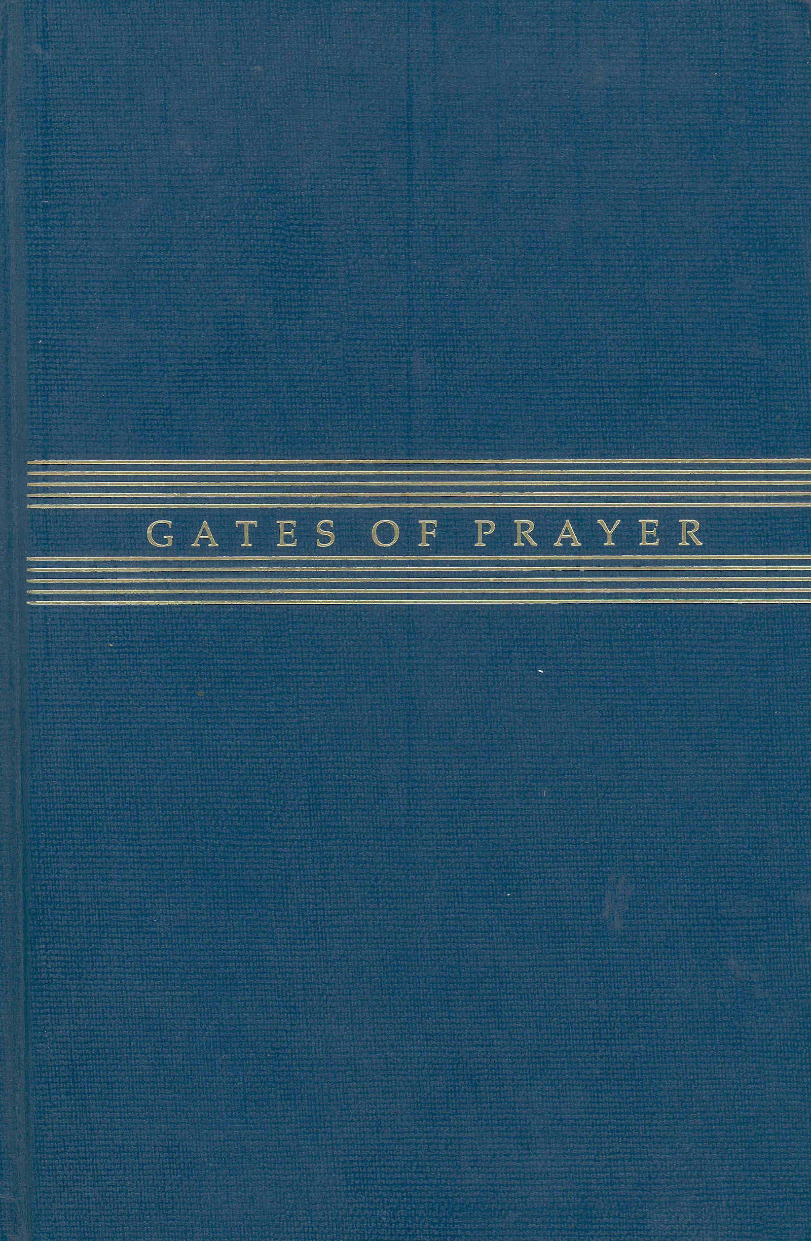 Cover of 'Gates of Prayer: Shaarei Tefila  - Hebrew-opening' by Chaim Stern 